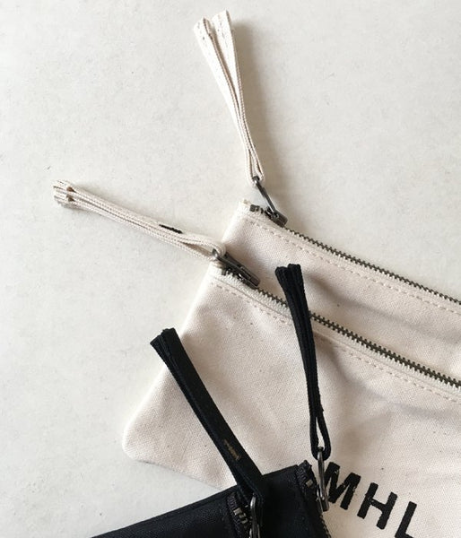 MHL./BASIC COTTON CANVAS POUCH (S)