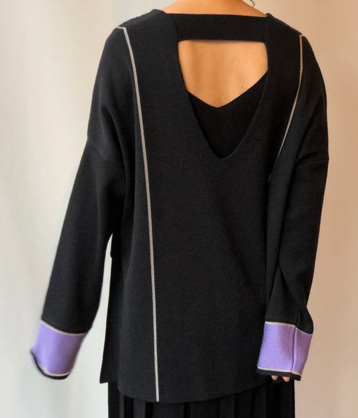 TAN/V/N LINE PO (BLACK)