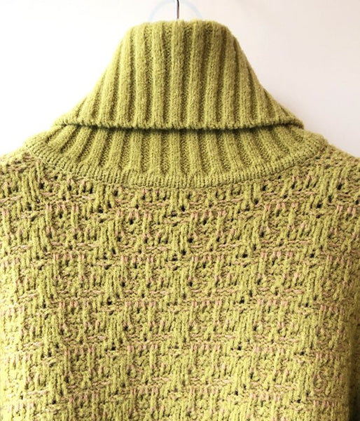 TAN/TURTLE-NECK SIDE STITCH PO (YELLOW)