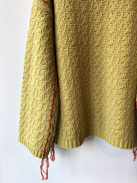 TAN/TURTLE-NECK SIDE STITCH PO (YELLOW)