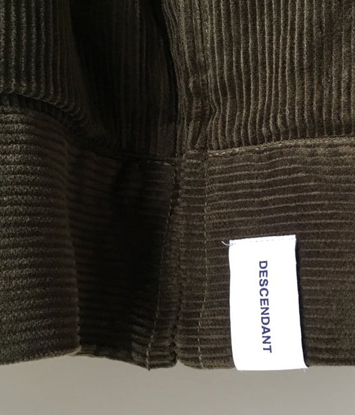 DESCENDANT/PE CORDUROY JACKET (OLIVE DRAB)