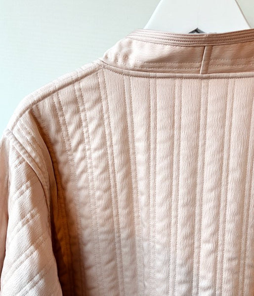 WRYHT/REVERSIVLE QUILT GAWN(CORAL)