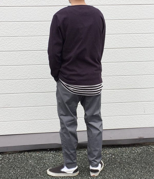 MHL./DRY COTTON JERSEY LS (NAVY)