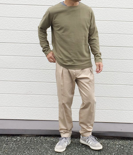 MHL./DRY COTTON JERSEY LS (KHAKI)