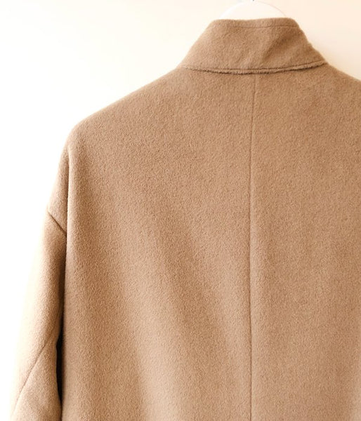 WRYHT/ASYMMETRY FRONT REVERSIBLE ORIENTAL COAT(BISQUE)