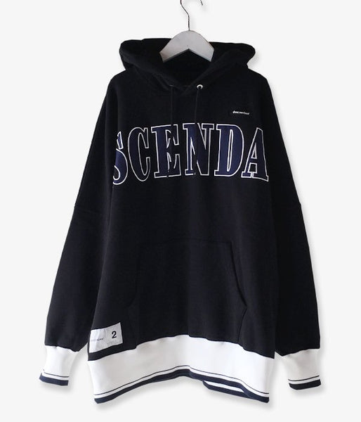 DESCENDANT/BREACH HOODED SWEATSHIRT (BLACK)