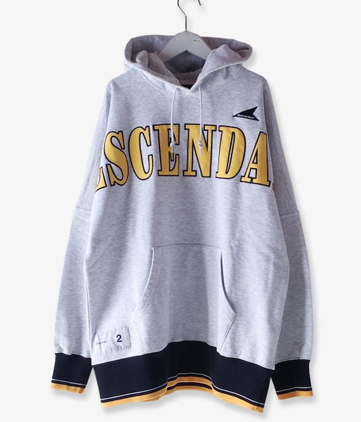DESCENDANT/BREACH HOODED SWEATSHIRT (GRAY)