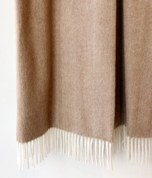 PHEENY/BEAVER FRINGE COAT(CAMEL)