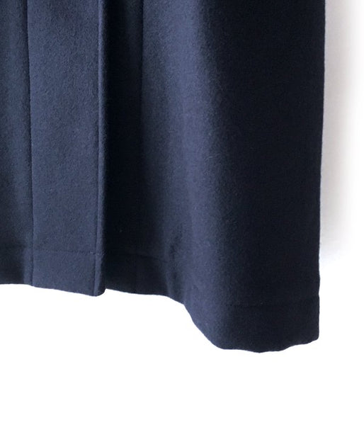 MHL./BASIC WOOL MELTON COAT WOMENS (NAVY)