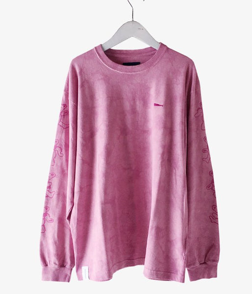DESCENDANT/VORTEX TIE DYE LS (PINK)