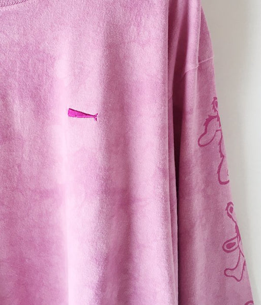 DESCENDANT/VORTEX TIE DYE LS (PINK)