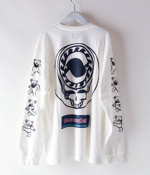DESCENDANT/VORTEX CREW NECK LS (WHITE)