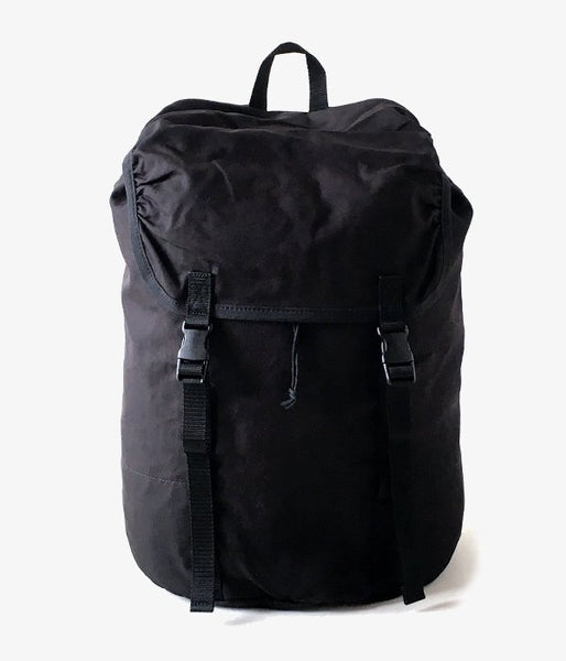 MHL./COTTON NYLON OXFORD BACK PACK (BLACK)