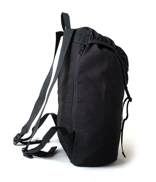 MHL./COTTON NYLON OXFORD BACK PACK (BLACK)