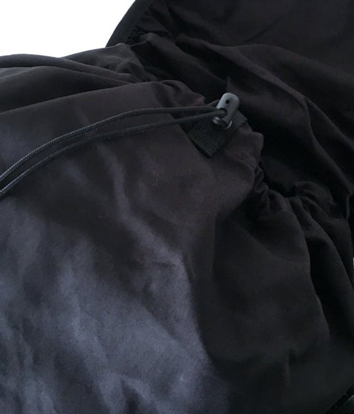 MHL./COTTON NYLON OXFORD BACK PACK (BLACK)