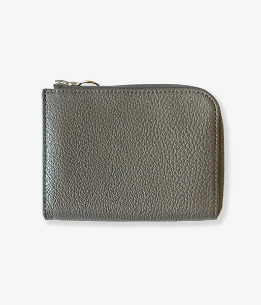Aeta/PEBBLE GRAIN LEATHER WALLET TypeB(GRAY)