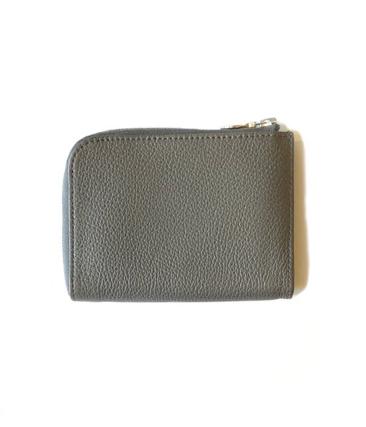 Aeta/PEBBLE GRAIN LEATHER WALLET TypeB(GRAY)