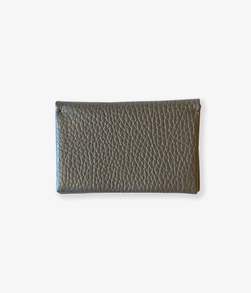 Aeta/PEBBLE GRAIN LEATHER MINI WALLET(GRAY)
