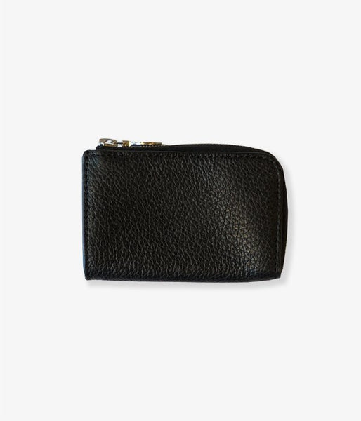 Aeta/PEBBLE GRAIN LEATHER COIN CASE(BLACK)