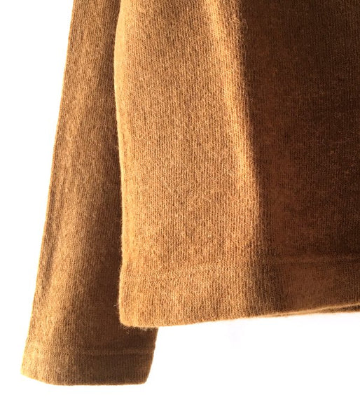 MHL./SOFT SHETLAND WOOL KNIT (ORANGE)