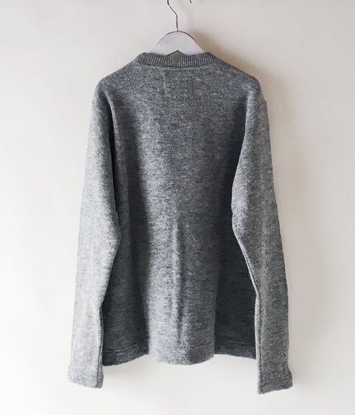 MHL./SOFT SHETLAND WOOL KNIT (GRAY)