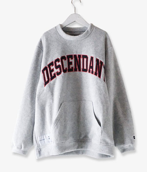 DESCENDANT/ROO FLEECE CREW NECK SWEATSHIRT (GRAY)