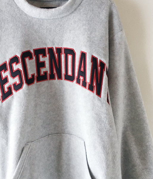 DESCENDANT/ROO FLEECE CREW NECK SWEATSHIRT (GRAY)
