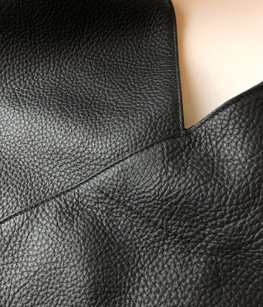 MM6 MAISON MARGIELA/LEATHER JAPANESE TOTE BAG(BLACK)(3)