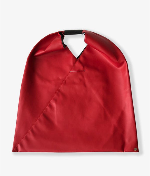 MM6 MAISON MARGIELA/ECO LEATHER JAPANESE TOTE BAG(RED)