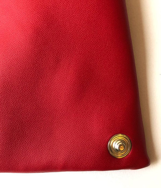 MM6 MAISON MARGIELA/ECO LEATHER JAPANESE TOTE BAG(RED)