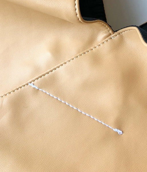 MM6 MAISON MARGIELA/ECO LEATHER JAPANESE TOTE BAG(BEIGE)