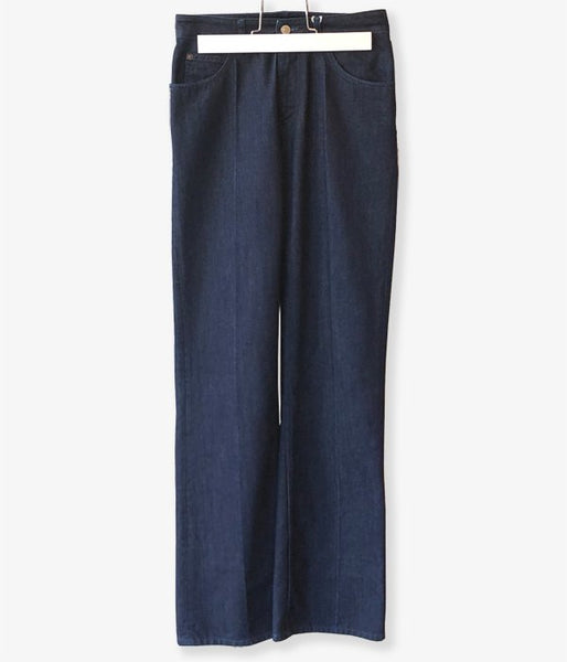 MM6 MAISON MARGIELA/CENTER PRESS DENIM PANTS(DARKBLUE)
