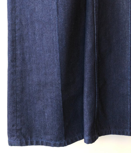 MM6 MAISON MARGIELA/CENTER PRESS DENIM PANTS(DARKBLUE)