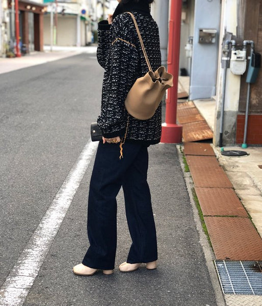 MM6 MAISON MARGIELA/CENTER PRESS DENIM PANTS(DARKBLUE)