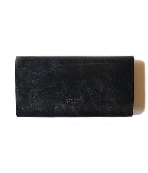 MARGARET HOWELL/BRIDLE LEATHER LONG WALLET(BLACK)(2)