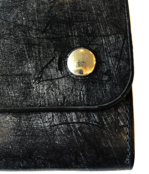 MARGARET HOWELL/BRIDLE LEATHER LONG WALLET(BLACK)(2)