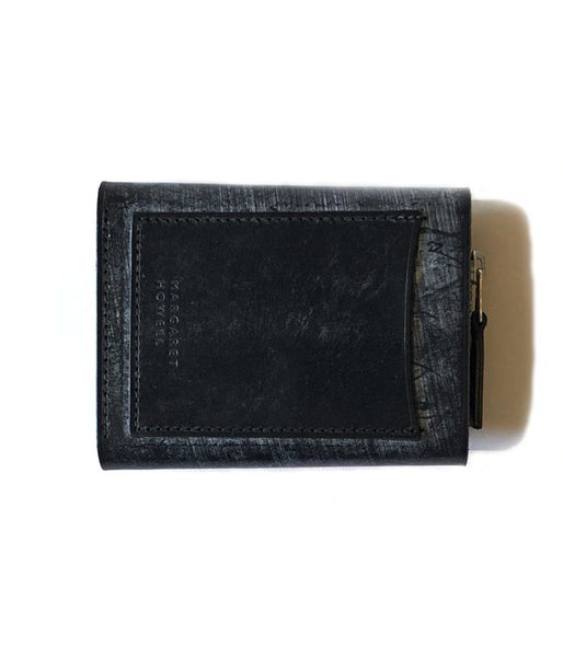 MARGARET HOWELL/BRIDLE LEATHER MINI WALLET(BLACK)