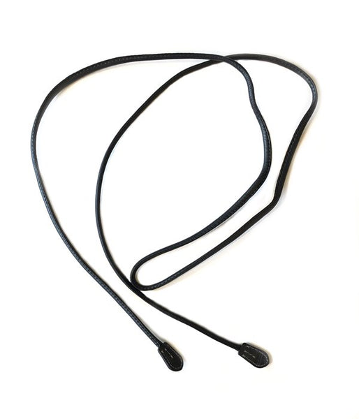 WRYHT/LEATHER STRING BELT(BLACK)(3)