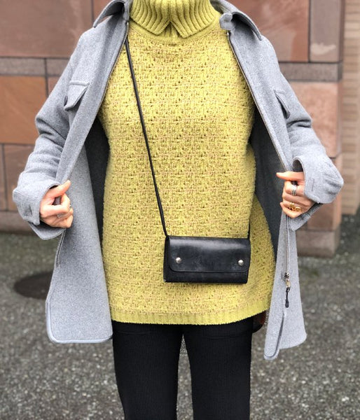 WRYHT/LEATHER STRING BELT(BLACK)(3)