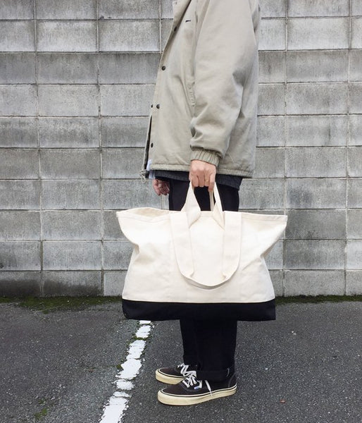MHL./LARGE CANVAS TOTE BAG