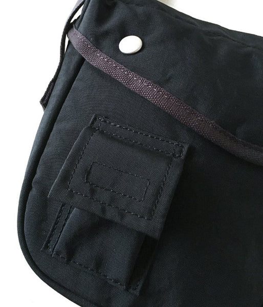 MHL./VINTAGE WASHED NYLON BAG (BLACK)
