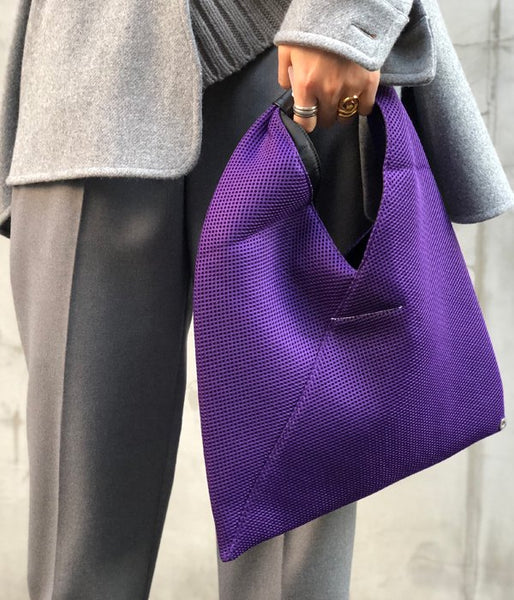 MM6 MAISON MARGIELA/MESH JAPANESE TOTE BAG MINI(PURPLE)