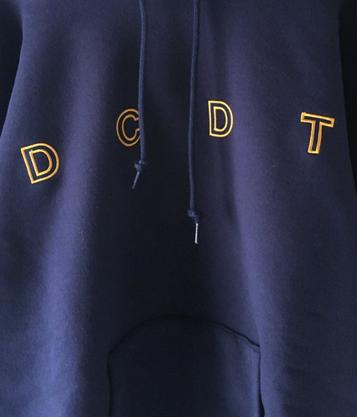 DESCENDANT/BARKELEY HOODED SWEATSHIRT (NAVY)