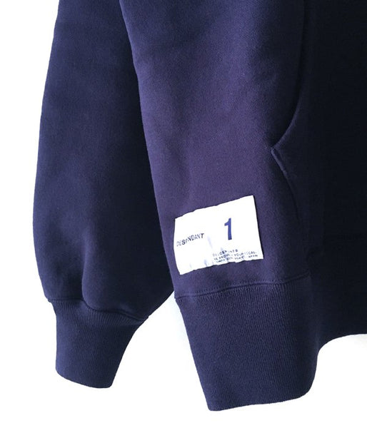 DESCENDANT/BARKELEY HOODED SWEATSHIRT (NAVY)
