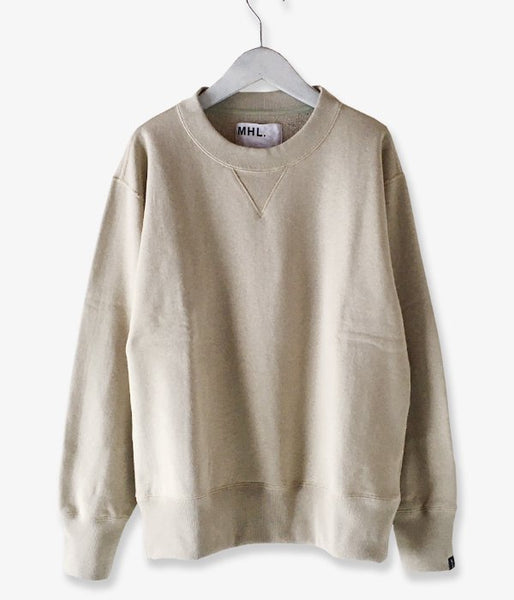 MHL./20SS LIGHT LOOPBACK COTTON CN MENS (BEIGE)