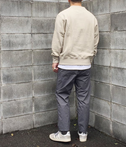 MHL./20SS LIGHT LOOPBACK COTTON CN MENS (BEIGE)