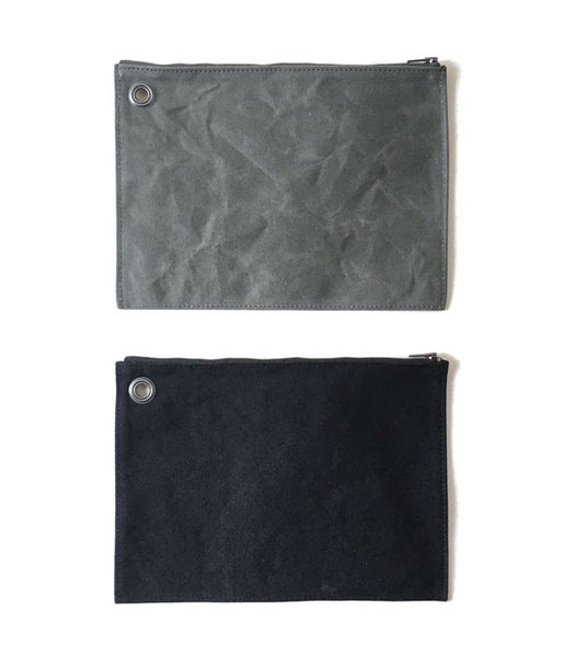 MHL./COATING COTTON CANVAS POUCH (L)