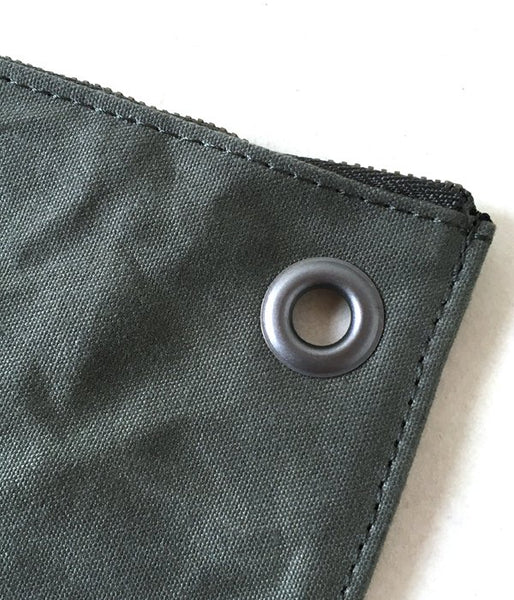 MHL./COATING COTTON CANVAS POUCH (L)