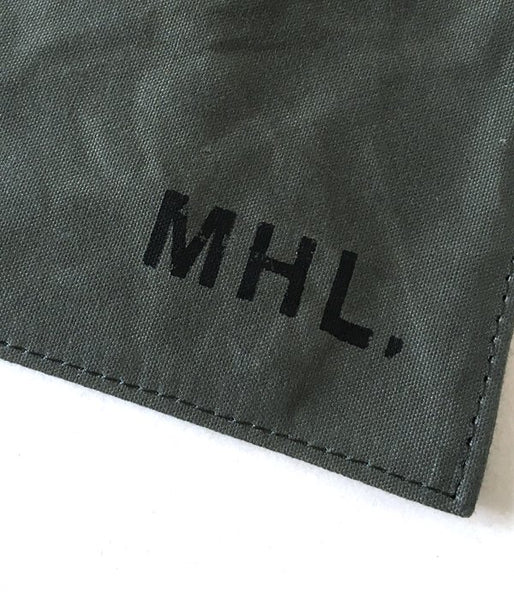 MHL./COATING COTTON CANVAS POUCH (L)