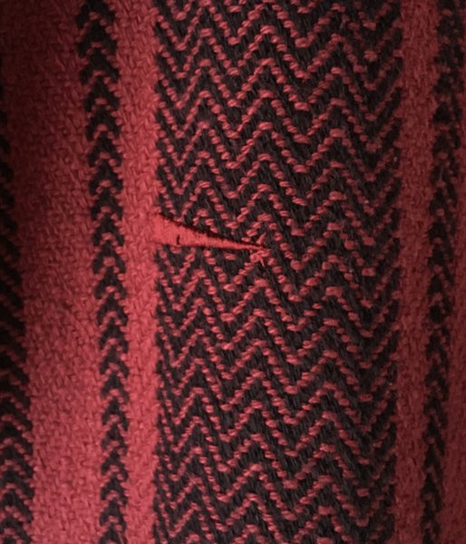 DESCENDANT/BAJA HOODED LS SHIRT (BURGUNDY)